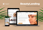 BeautyLanding Адаптивный сайт для салона красоты Фото 1