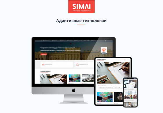 SIMAI-SF4: Сайт государственной организации – адаптивный с версией для слабовидящих Фото 2
