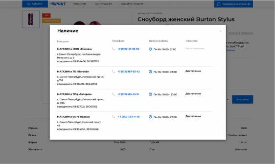 ОТРАСЛЕВОЙ ИНТЕРНЕТ-МАГАЗИН ТОВАРОВ ДЛЯ СПОРТА, ТУРИЗМА И ОХОТЫ «КРАЙТ: СПОРТИВНЫЕ ТОВАРЫ.SPORT» Фото 8